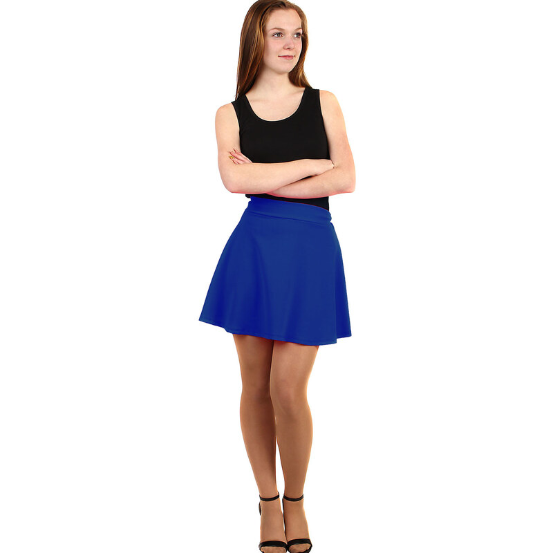Glara Dámská áčková mini sukně 33533729