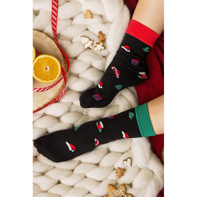 Gabriella Hrubší vzorované ponožky CHRISTMAS
