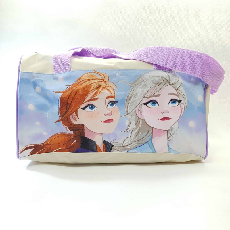 Disney Dívčí dětská sportovní taška na rameno Frozen II 64 Bílá perleť