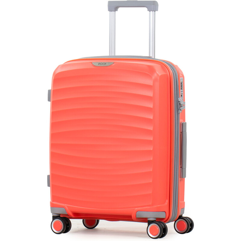 Kabinové zavazadlo ROCK TR-0212/3-S PP - oranžová 35 l + 15%