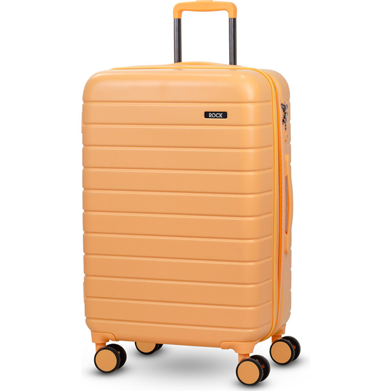 Cestovní kufr ROCK TR-0214/3-M ABS - světle broskvová 60 l + 10%