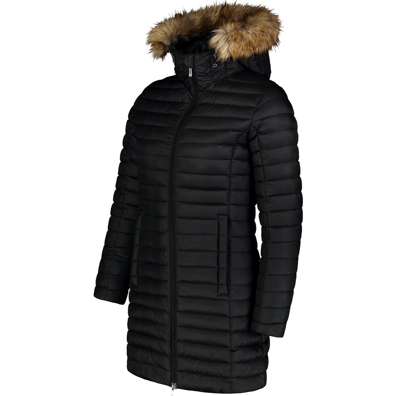 Nordblanc Černý dámský zimní kabát TEDDYBEAR