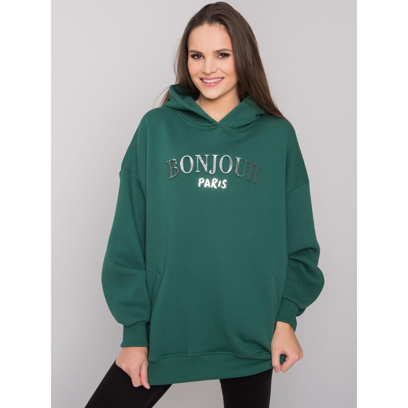 RUE PARIS Sweatshirt-RV-BL-7357.35X-dark green