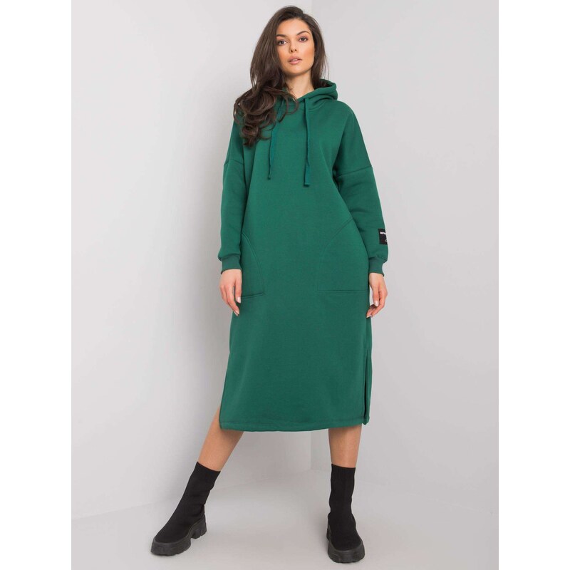 RUE PARIS Dress-RV-SK-7359.25X-dark green