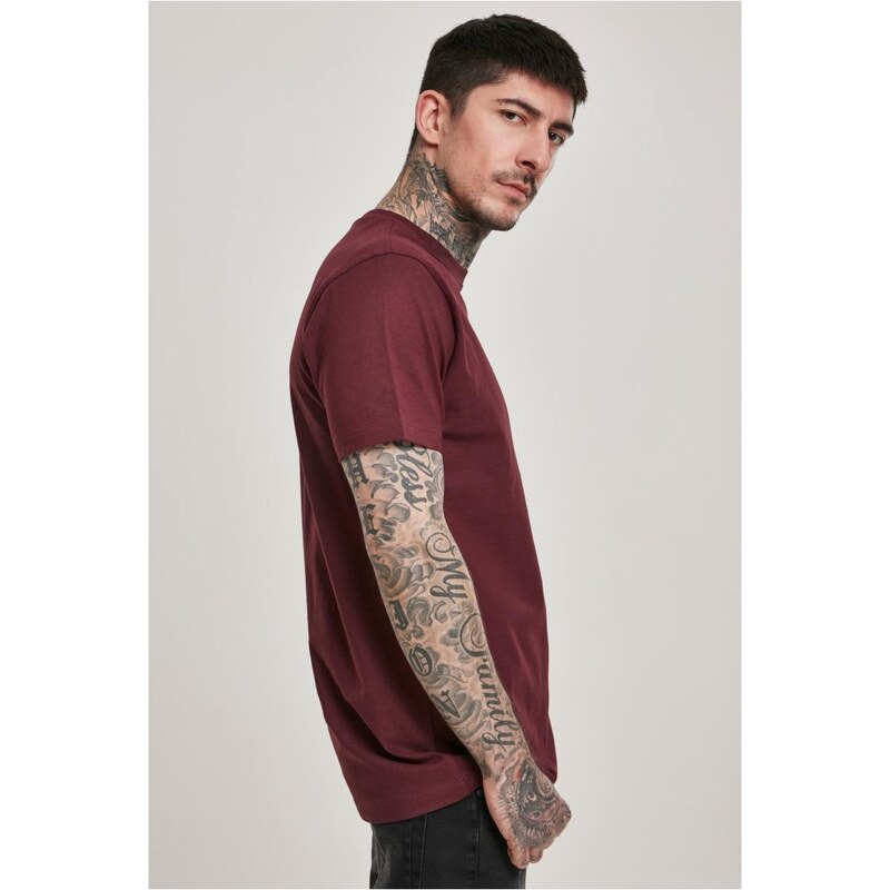 URBAN CLASSICS Basic Tee - redwine