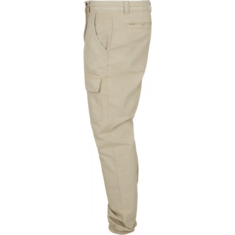 URBAN CLASSICS Front Pocket Cargo Jogging Pants - concrete