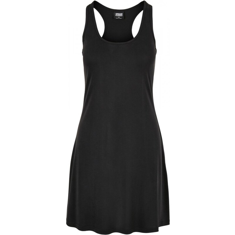 URBAN CLASSICS Ladies Modal Short Racer Back Dress - black