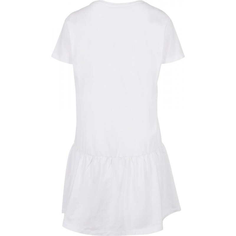 URBAN CLASSICS Ladies Valance Tee Dress - white