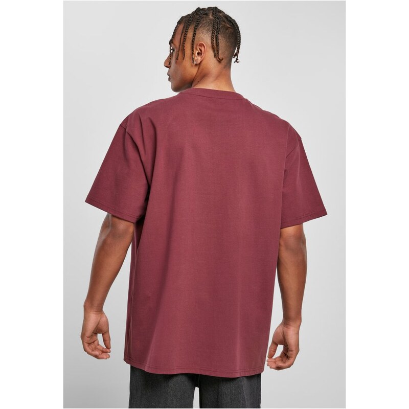 URBAN CLASSICS Heavy Oversized Tee - cherry