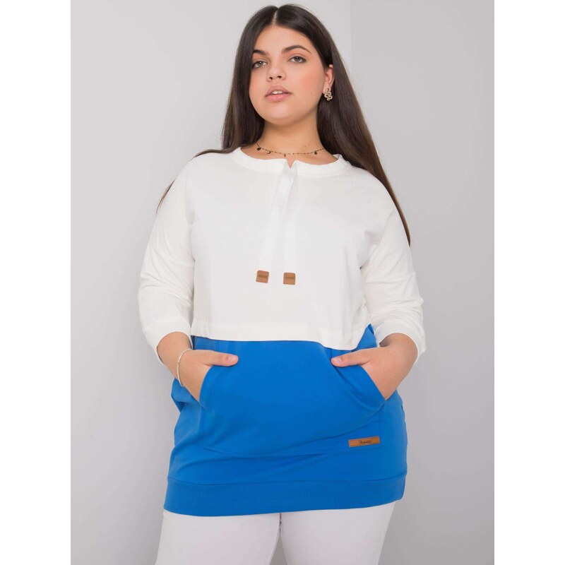 RELEVANCE Sweatshirt-RV-BL-6845.51P-white-blue