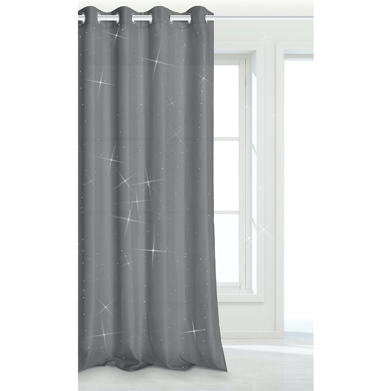 Edoti Curtain with rhinestones 140x250 A484