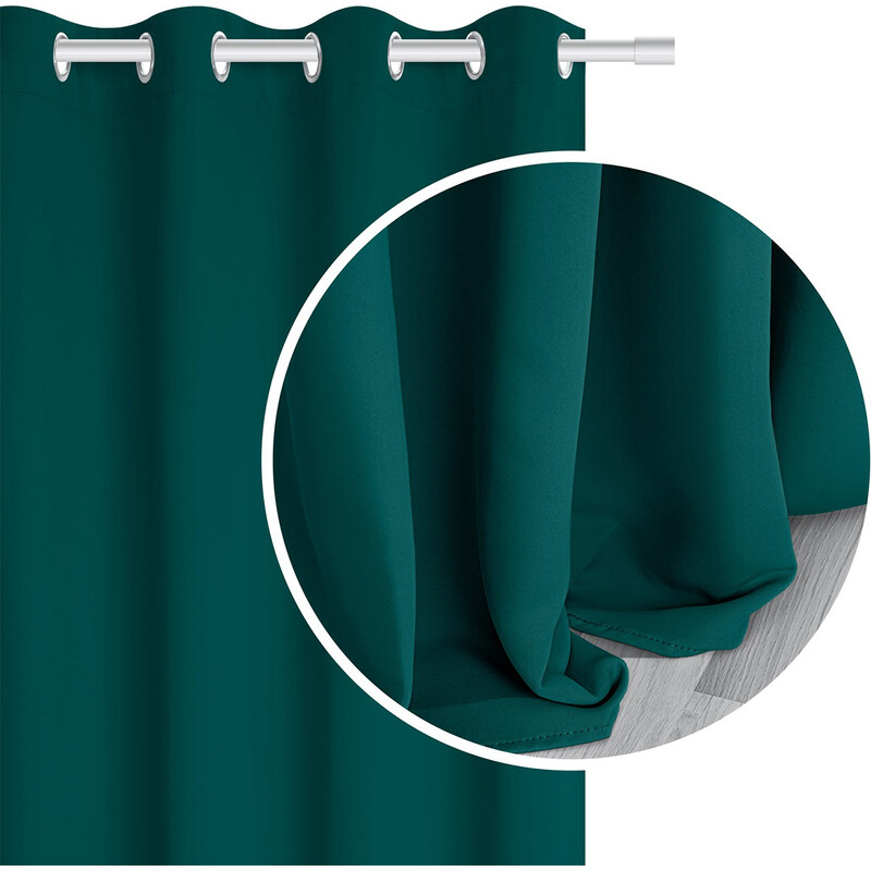 Edoti Blackout Hold curtain 140x250 A489