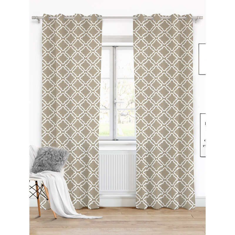 Edoti Clover curtain 140x250 A483