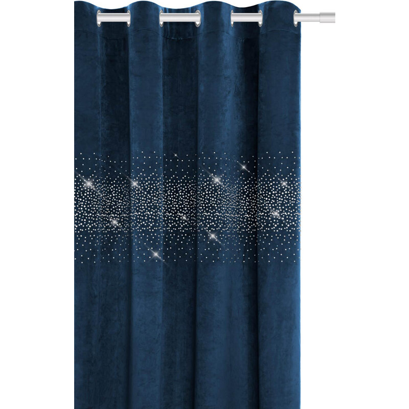 Edoti Velor curtain Shiny 140x250 A501