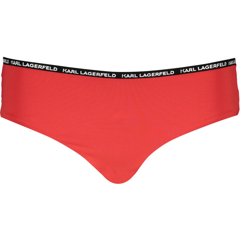 KARL LAGERFELD BEACHWEAR Karl Lagerfeld červený spodní díl bikin