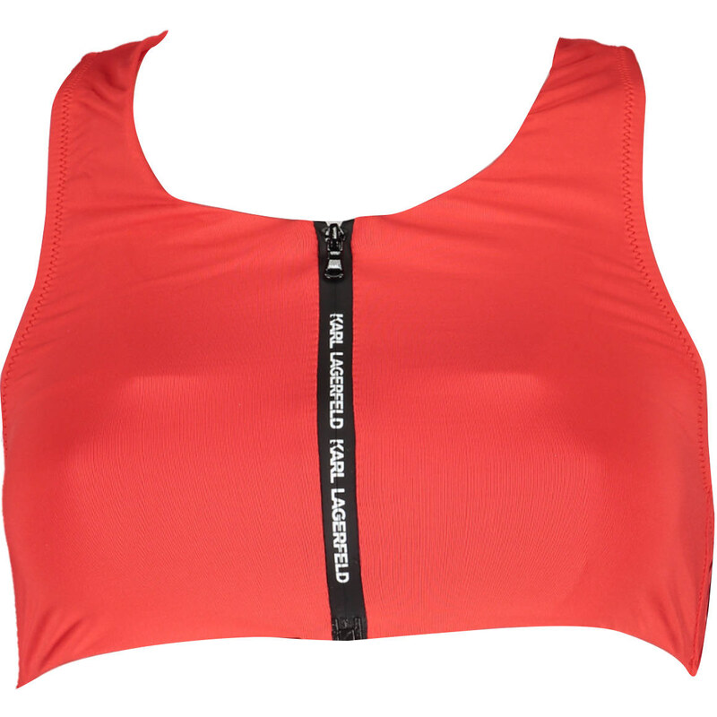 KARL LAGERFELD BEACHWEAR Červený plavkový top Karl Lagerfeld 107267092
