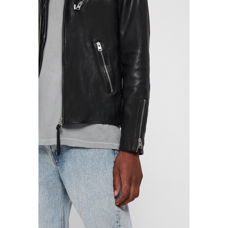 AllSaints - Kožená bunda Harwood Jacket