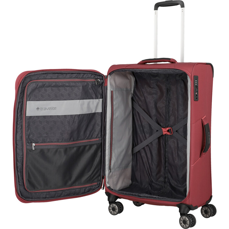 Travelite Skaii 4w M Red 67 l