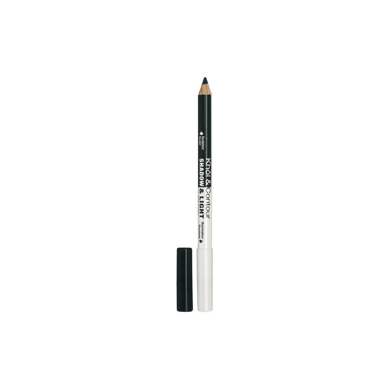 Bourjois Oboustranná tužka na oči Khôl & Contour Shadow & Light Eyepencil 1,38 g Noir & Neige