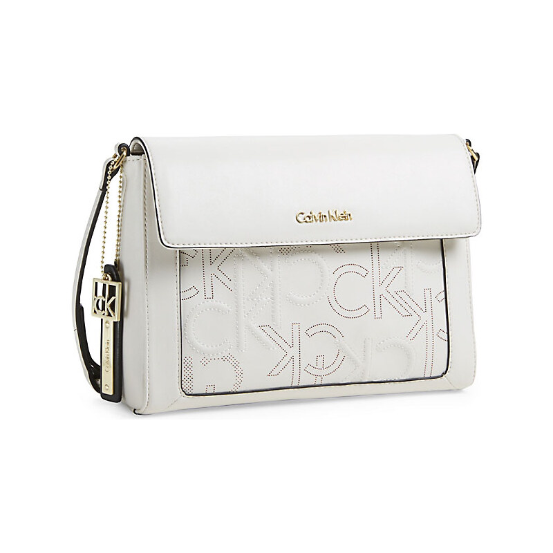 Bílá kabelka Calvin Klein Kenzie crossbody