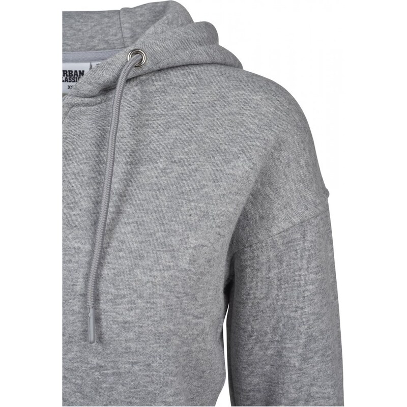 URBAN CLASSICS Ladies Classic Zip Hoody - grey