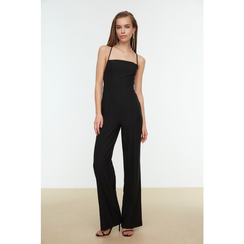 Trendyol Black Woven Overalls