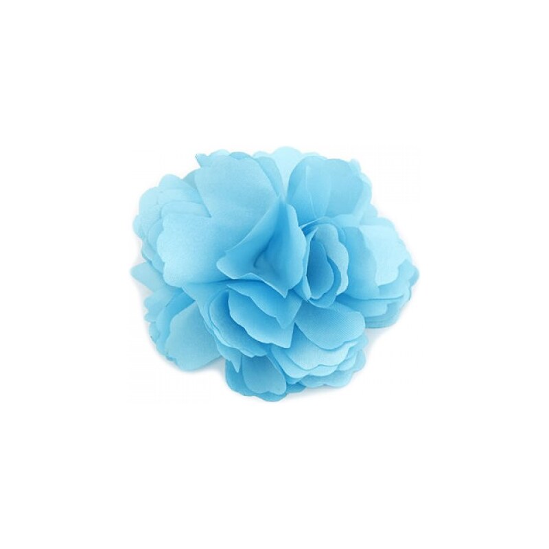 Květina do vlasů a na klopu modrá A25890
