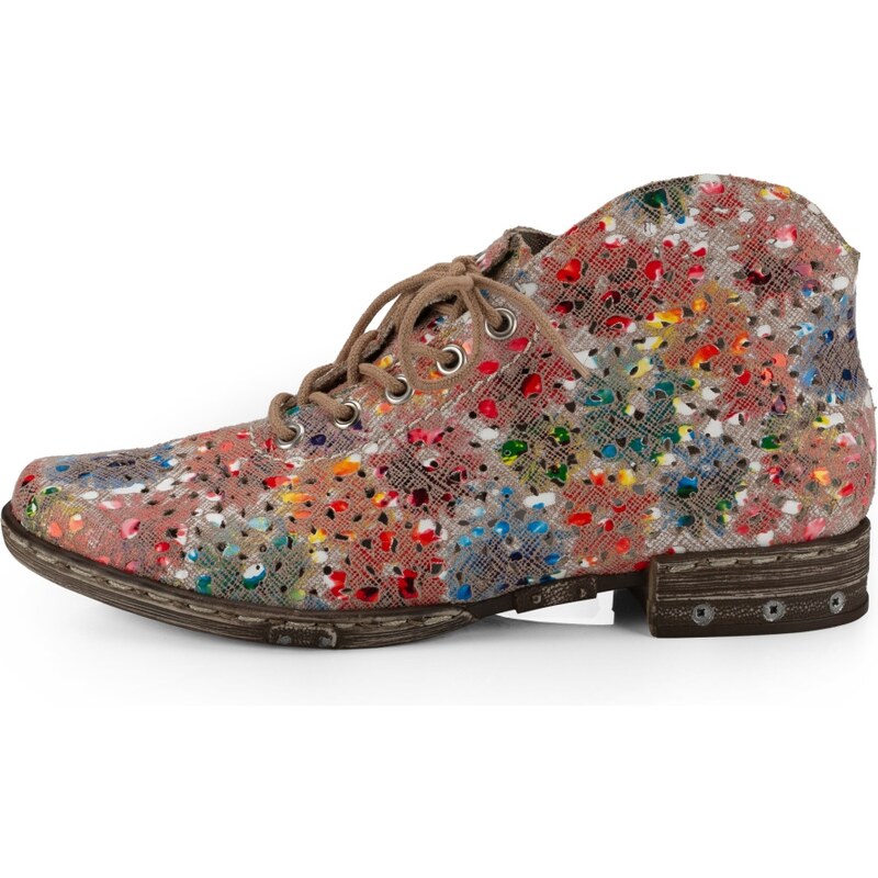 Dámské polobotky RIEKER M1835-90 multicolor