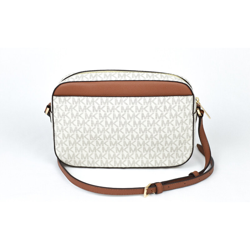 Dámská crossbody kabelka Michael Kors Jet set item chain xbody - vanilla monogram