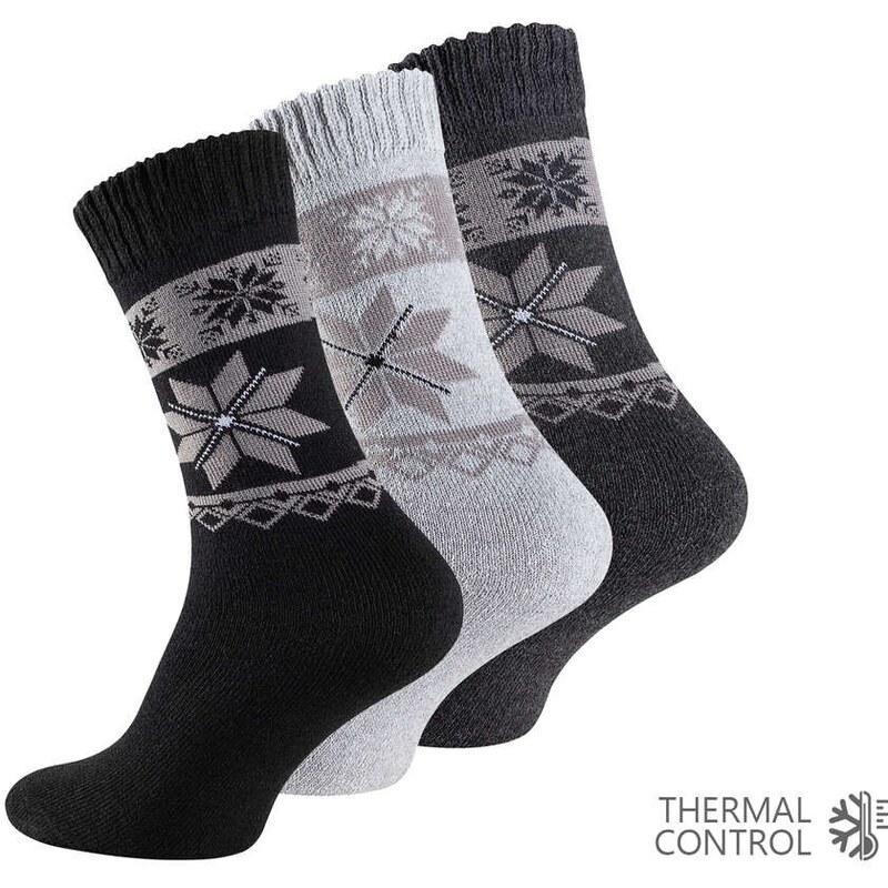 Ponožky pánské THERMO - ledové krystaly