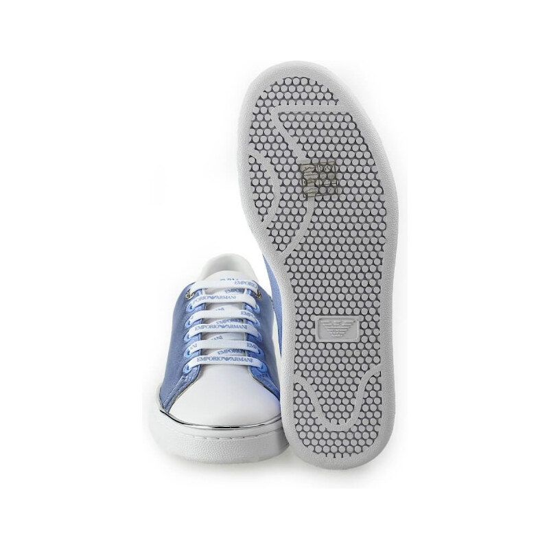 Emporio Armani dámské bílo modré metalické tenisky