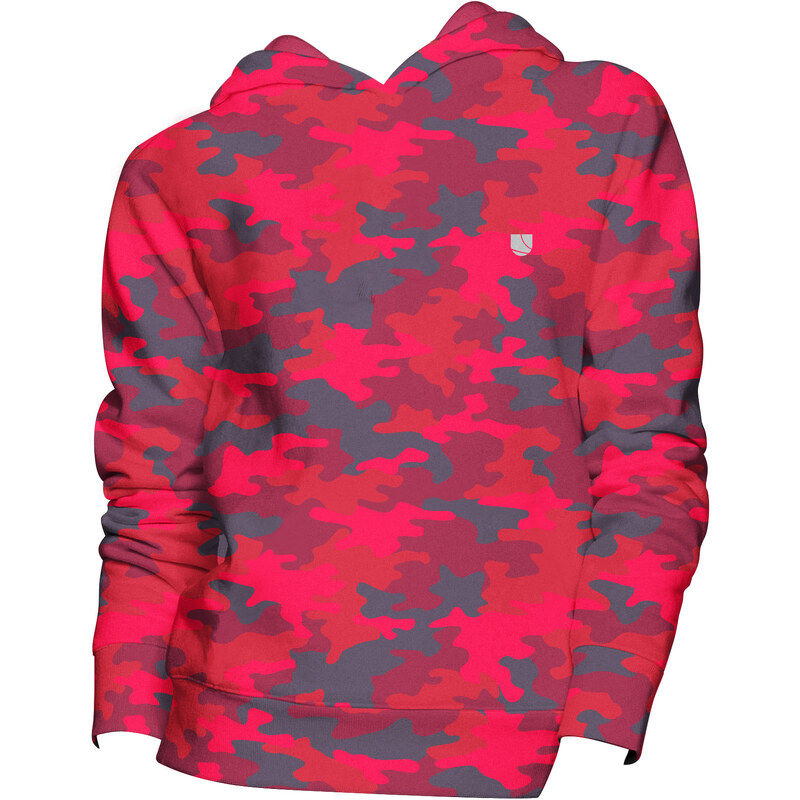 UTOPY Dámská sportovní mikina Art of CAMO RED fullprint