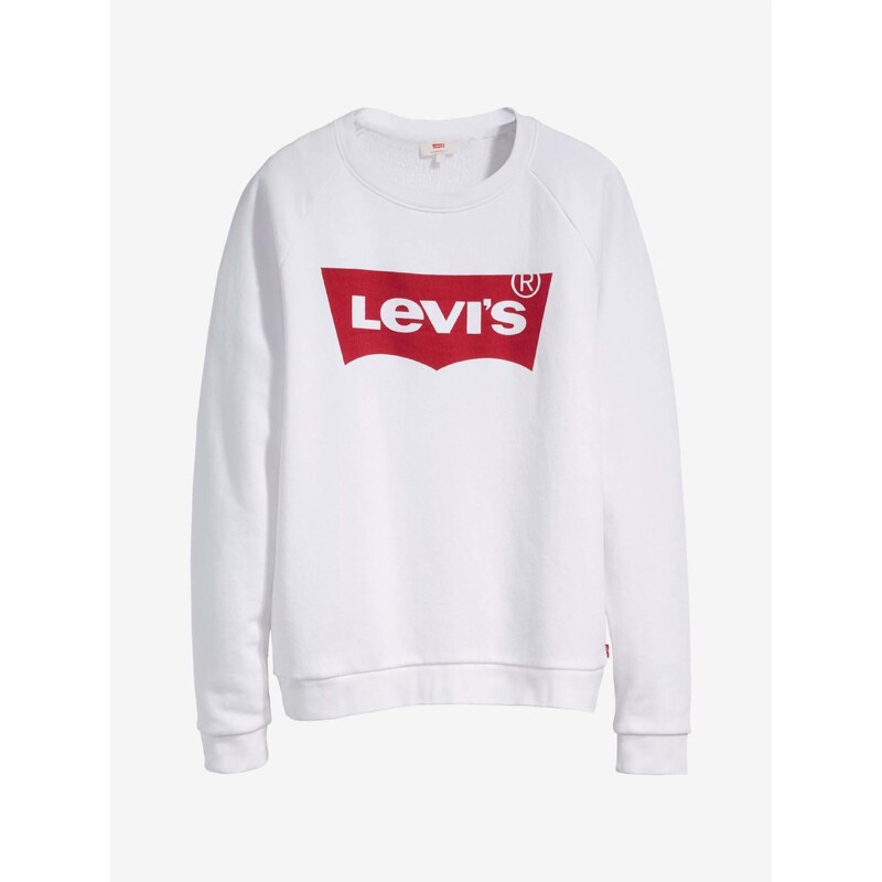 Levi's Bílá dámská mikina Levi's - Dámské