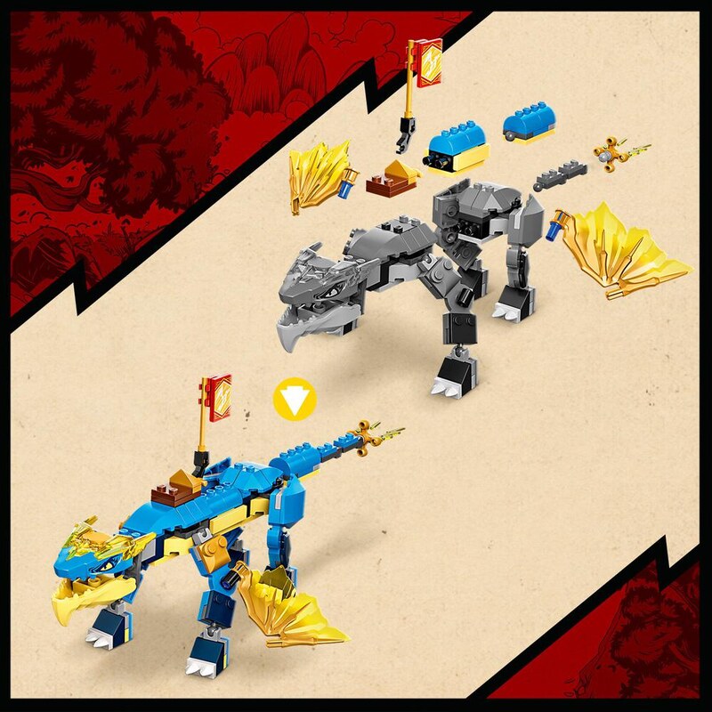 LEGO NINJAGO 71760 Jayův bouřlivý drak EVO