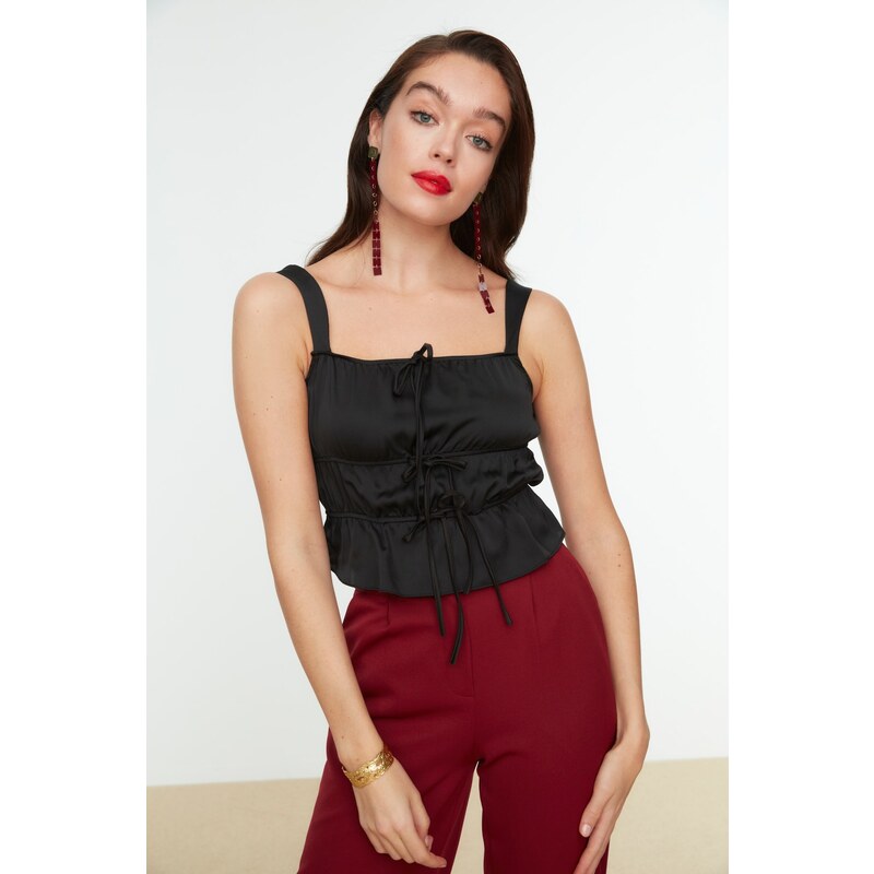 Trendyol Blouse - Black - Regular fit