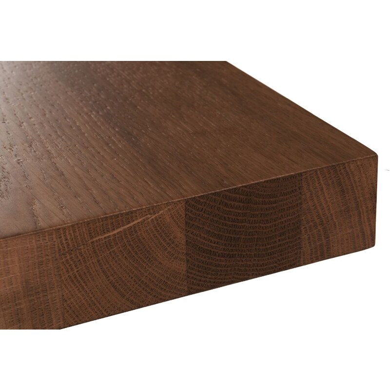 Hnědý dubový jídelní stůl Windsor & Co Indus 220 x 100 cm