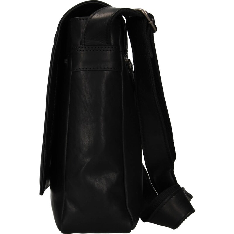 Pánská kožená taška přes rameno Berdiri Henry - černá