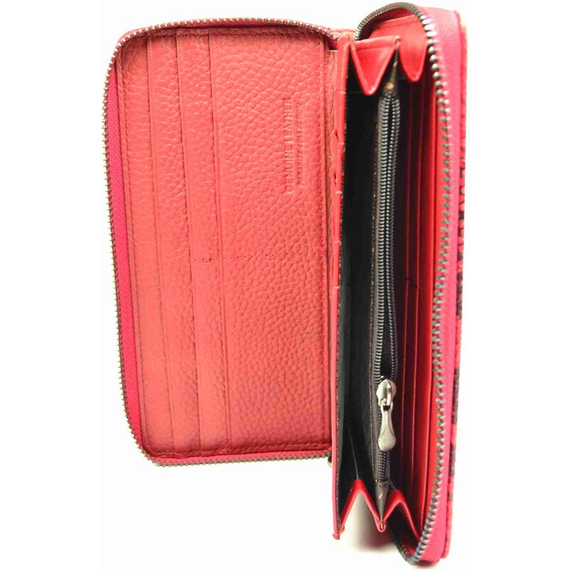 Cavaldi Světle červená dámská peněženka kožená