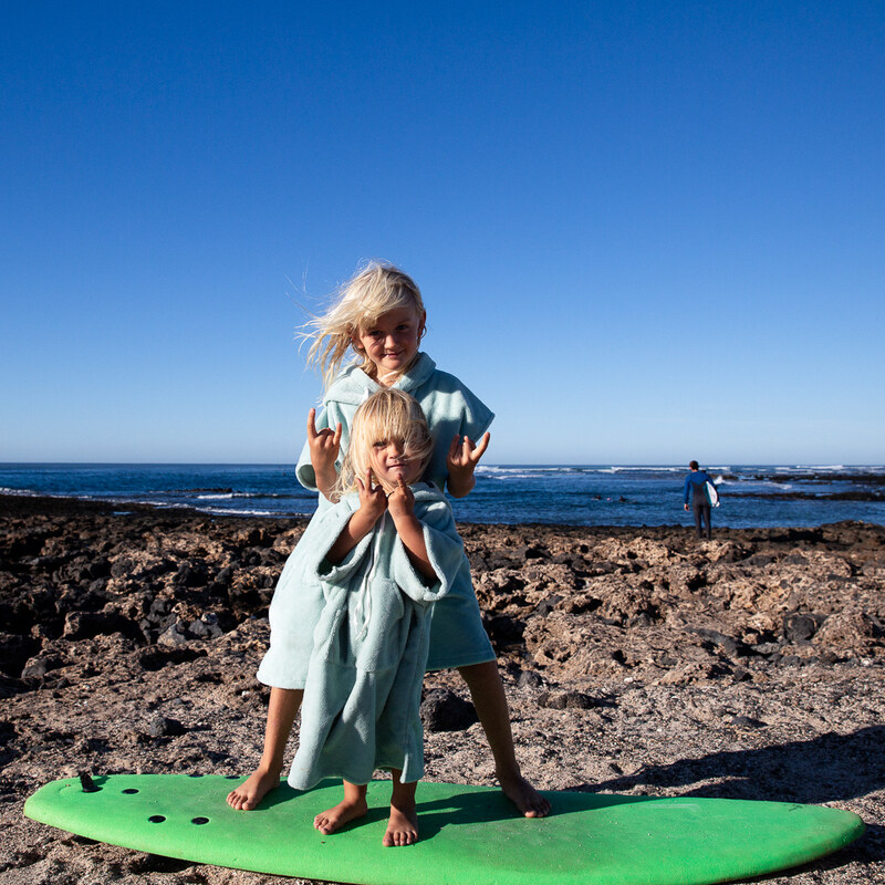 SURF DREAM PONČO dětské mátové