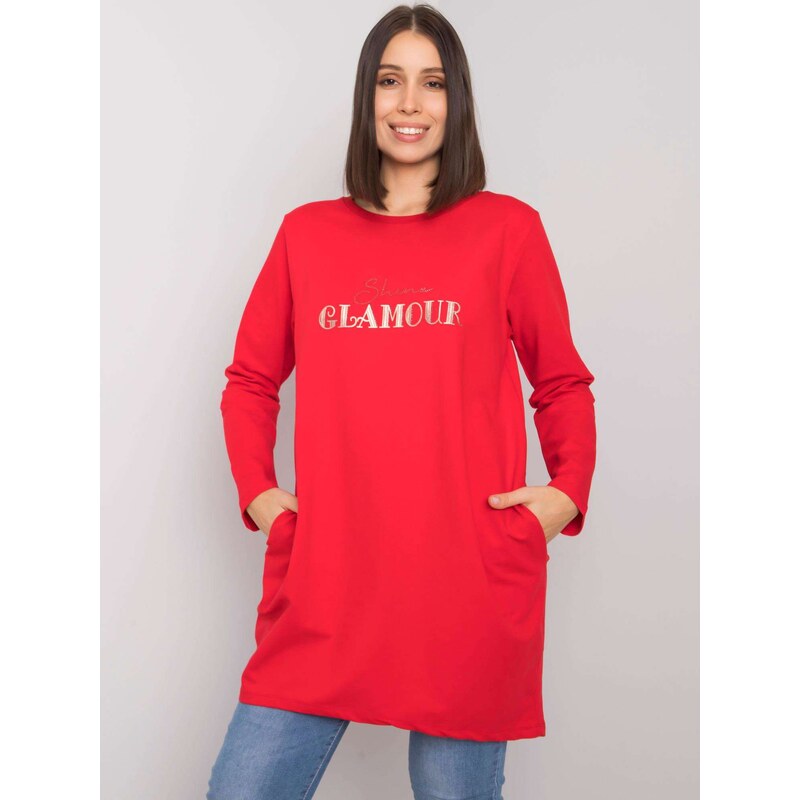RELEVANCE Tunic-RV-TU-7277.76P-Red