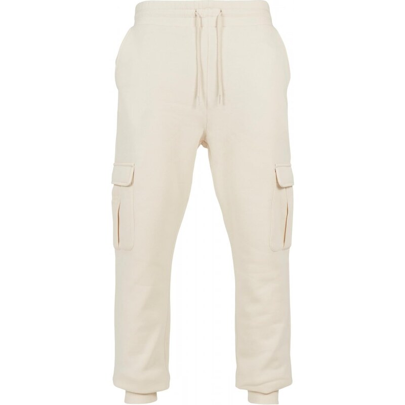 Pískově bílé pánské tepláky Urban Classics Cargo Sweatpants