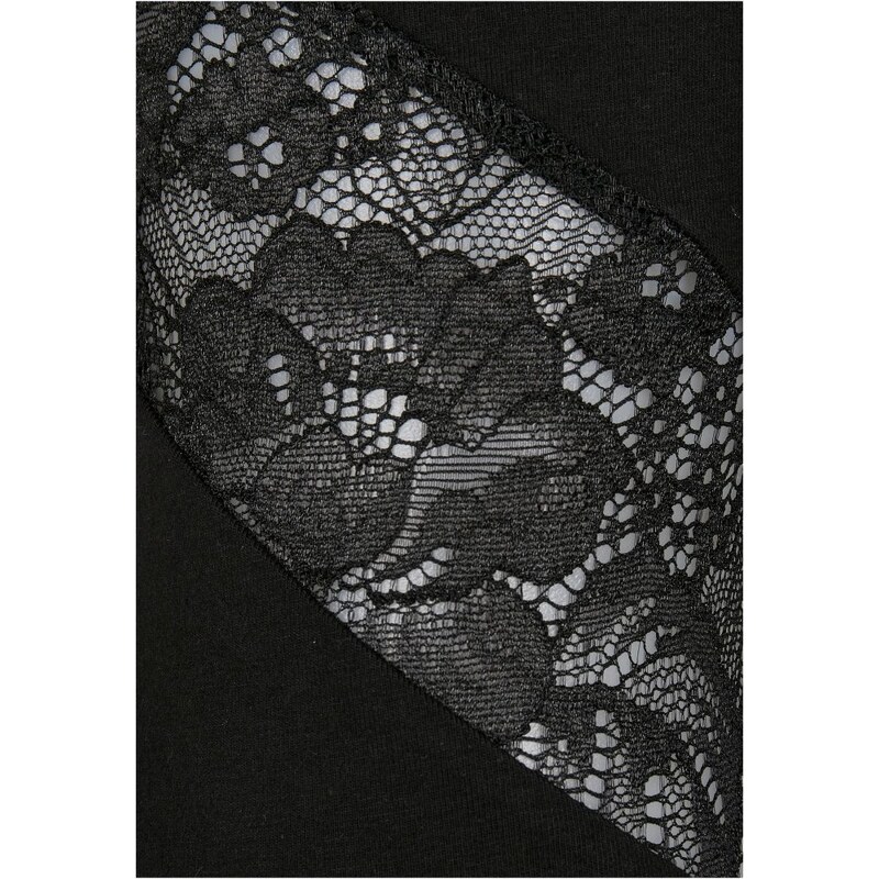 URBAN CLASSICS Ladies Highwaist Lace Inset Leggings