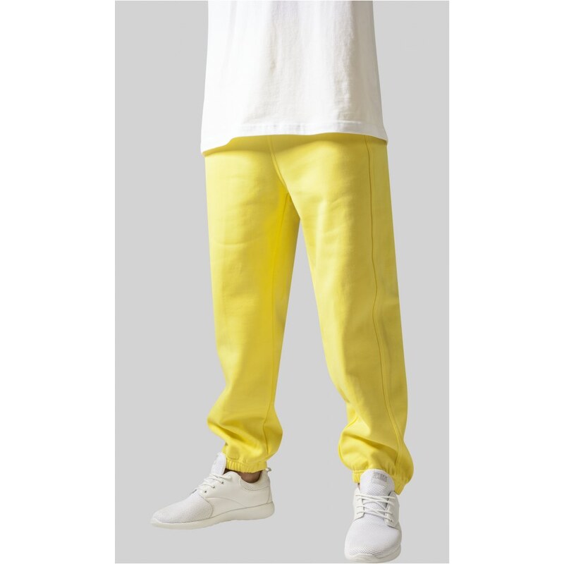 Pánské tepláky Urban Classics Sweatpants - žluté