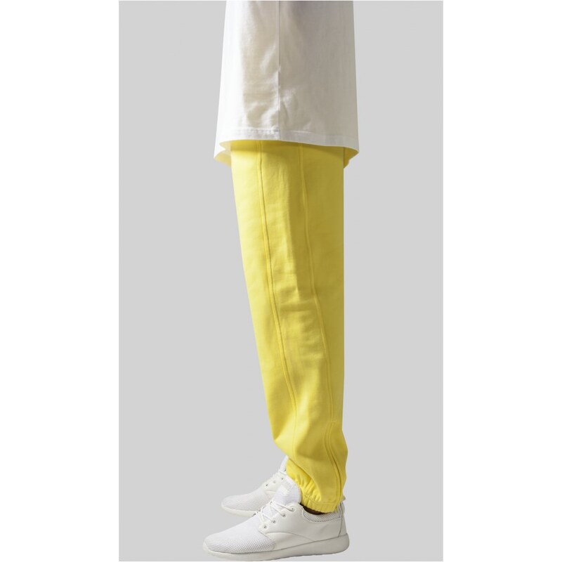Pánské tepláky Urban Classics Sweatpants - žluté