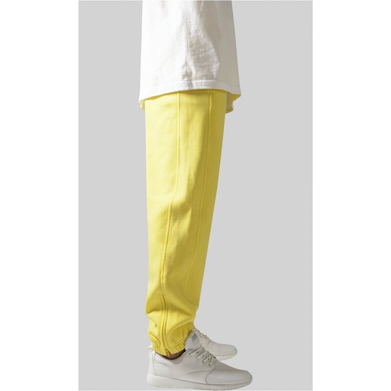 Pánské tepláky Urban Classics Sweatpants - žluté