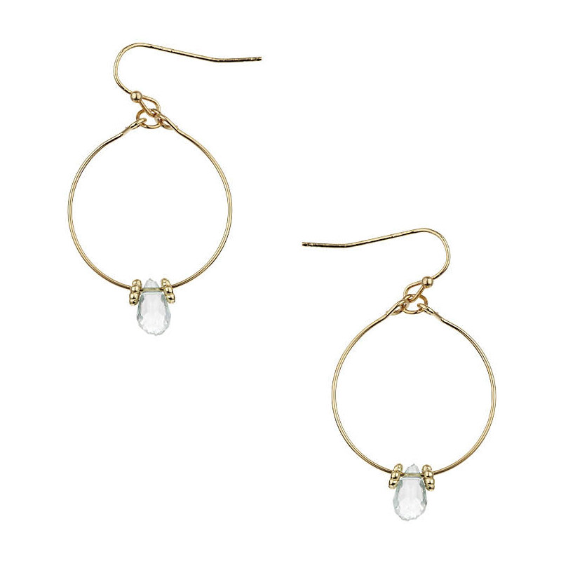 Topshop Bead Drop Hoops