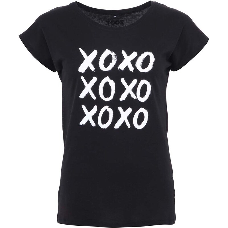 Černé dámské tričko ZOOT Originál XOXO
