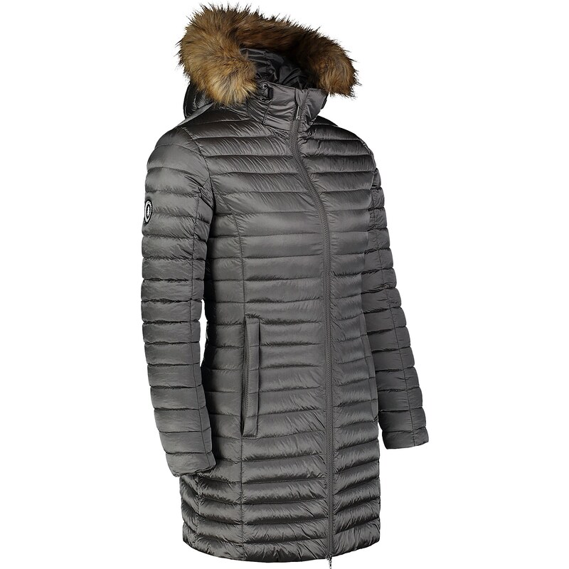 Nordblanc Šedý dámský zimní kabát TEDDYBEAR