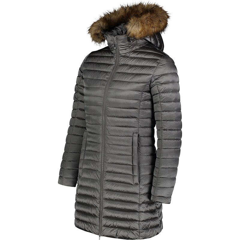 Nordblanc Šedý dámský zimní kabát TEDDYBEAR