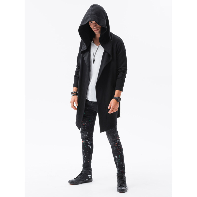 Pánská mikina Ombre Hoodie B961-1 Black